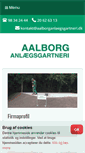 Mobile Screenshot of aalborganlaegsgartneri.dk