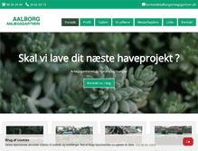 Tablet Screenshot of aalborganlaegsgartneri.dk